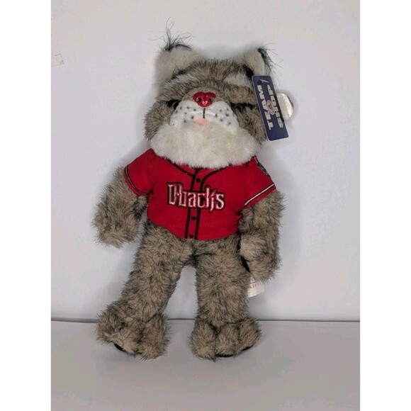RARE Fiesta 10" Baxter Lynx Stuffed Animal Arizona Diamondbacks Dbacks MLB Plush - Picture 1 of 8